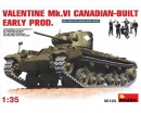 Збірна модель MiniArt Танк Valentine Mk. VI, канадський варіант ранньої версії 1:35 (MA35123)