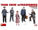Збірні фігурки MiniArt Екіпаж трамвая з пасажирами 1:35 (MA38007)