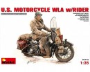 Збірна модель MiniArt фігурки американського мотоцикліста на мотоциклі 1:35 (MA35172)