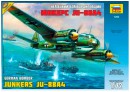Сборная модель Звезда немецкий бомбардировщик «Юнкерс JU-88A4» 1:72