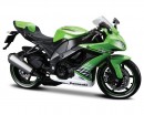 Модель мотоцикла Maisto Kawasaki Ninja ZX-10R 1:12 зелений