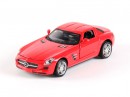 Машина Meizhi Mercedes-Benz SLS AMG 1:24 металлическая (красный)