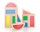 Набор стандартных блоков Guidecraft Block Play Большая радуга, 10 шт. (G3015)