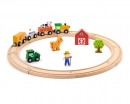 Деревянная железная дорога Viga Toys 19 деталей (51615)