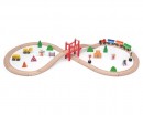 Деревянная железная дорога Viga Toys 39 деталей (50266)