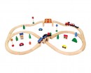 Деревянная железная дорога Viga Toys 49 деталей (56304)