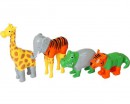 Пазл 3D магнитные животные POPULAR Playthings Mix or Match (джунгли)