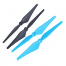 Лопаті Nine Eagles Galaxy Visitor 6 (чорні + блакитні 2 + 2 шт)