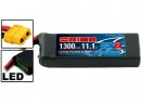 Аккумулятор Team Orion 11,1В (3S) 1300mah XT60 - штекер Li-Po 75C SoftCase Racing Drone Battery