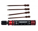 Викрутка шестигранна з бітами 4шт RJX 6.35mm 4 in1 (1.5 2.0 2.5 3.0mm)
