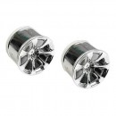 Диски Thunder Tiger для моделей 1/8 (2 шт) (серебристые хромированные)