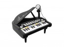 Дитяче піаніно синтезатор Baoli з мікрофоном 24 клавіші (чорний)