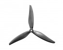 Пропеллеры нейлон GemFan 8040-3 армированные карбоном 1CW+1CCW (черный)
