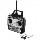 6-канальний пульт радіоуправління FlySky T6 2.4GHz, з приймачем R6B (FS-T6 + R6B)