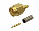 Роз'єм високочастотний обтискний на кабель RG-174/RG-316/RG-179 (SMA Male)