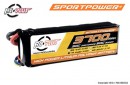 Акумулятор RC Plus SPORTSLINE Li-Po 14.8V 3700 mAh 4S1P 30C T-plug М'який чохол