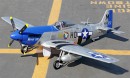 Радиоуправляемая модель самолета FMS P-51D Mustang (FMS008 Petie 2nd)