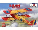 Сборная модель Amodel Учебно-тренировочный биплан de Havilland DH.60T Moth Trainer 1:72 (AMO72284)