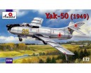 Збірна модель Amodel Винищувач-перехоплювач Yak-50 1:72 (AMO72250)