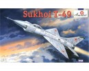 Сборная модель истребителя Amodel Sukhoi T-49 1:72 (AMO72184)