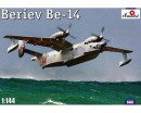 Сборная модель Amodel Спасательный самолет-амфибия Beriev Be-14 Soviet rescue aircraft 1:144 (AMO1441)