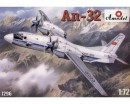 Сборная модель многоцелевого транспортного самолета Amodel Antonov An-32 1:72 (AMO7296)
