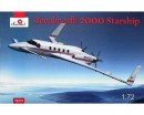 Сборная модель Amodel Самолет Beechcraft 2000 Starship N641SE 1:72 (AMO72273)