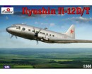 Сборная модель Amodel Самолет Ilyushin IL-12D/T 1:144 (AMO1444)