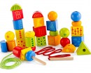 Шнурівка Hape з геометричними фігурами