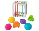 Сенсорный куб-сортер Fat Brain Toys InnyBin с резиновыми поясками (FA251-1)