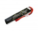 Аккумулятор для страйкбола Gens Ace LiPO 7,4В 1000мАг 2S 25C 102х20х13мм 50г T-Plug Airsoft (GEA10002S25D)