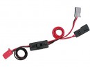 Выключатель Futaba SWH13 Switch Harness & Charge Cord Mini J (SWH13)