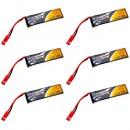 Акумулятор Tattu LiPO 3,7 В 600 мАг 1S 30C 6 шт