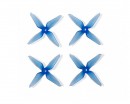Пропеллеры Team RaceKraft 3041 Q4CS 4 Blade Props - Clear Blue (CW/CCW) (4 шт)