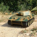 Керований по радіо танк Heng Long GERMAN PANTHER 1/16 з пневмопушкой і димом (3819-1)