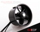 Импеллер TechOne 64мм в сборе с бесколлекторным мотором EDF2010 5000kv 36A/400W для Neptune EDF