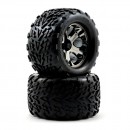 Колеса Traxxas Talon 2.8 "All-Star (задні, чорний, хром, 2 шт)