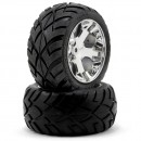 Колеса Traxxas Anaconda All Star (задні, білий, хром, 2 шт)