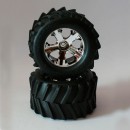 Колеса Traxxas Maxx 2.8 "All-Star (білий, хром, 2 шт)