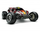 Траггі Traxxas Rustler Nitro Stadium Truck, TSM 1:10 Silver-Red