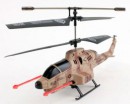 Вертолет UDIRC U809 225мм, 3CH, электро, гироскоп, пушка, IR, бежевый камуфляж, (RTF version)