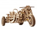 Конструктор деревянный Ugears Мотоцикл Scrambler UGR-10 с коляской