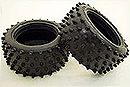 Резина 1:10 OFF ROAD (2шт.), для  дисков с артиклом LZ23W (ZABOON) подходят на модель LASER ZX-5 (KYOSHO, W5078)