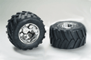 BIG FOOT TYRES GLUED HARD, 2 (PROTECH, G06229.5)