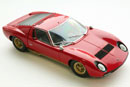1:18 LAMBORGHINI MIURA P400 SV (ОРАНЖЕВО-ЧЕРВОНИЙ) (Kyosho Die-Cast, DC08313LR)