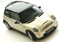 1:18 BMW MINI COOPER S(R52) WHITE (Kyosho Die-Cast, DC08555W)