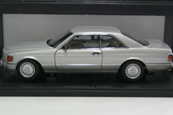 1:18 Mercedes 500SEC C126 silver (AUTOart, 76212)