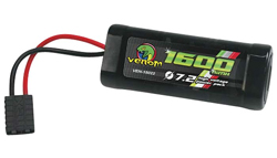 Аккумулятор 7.2V 1600mAh 2/3A 1/16 Traxxas Plug (Venom, 15022)