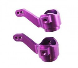 02131 Steering Hubs Purple Alum 1/10 (Himoto, 102011)