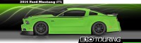 Автомобиль HPI E10 2014 Ford Mustang 4WD 1:10 EP 2.4GHz Waterproof  (Green RTR Version)